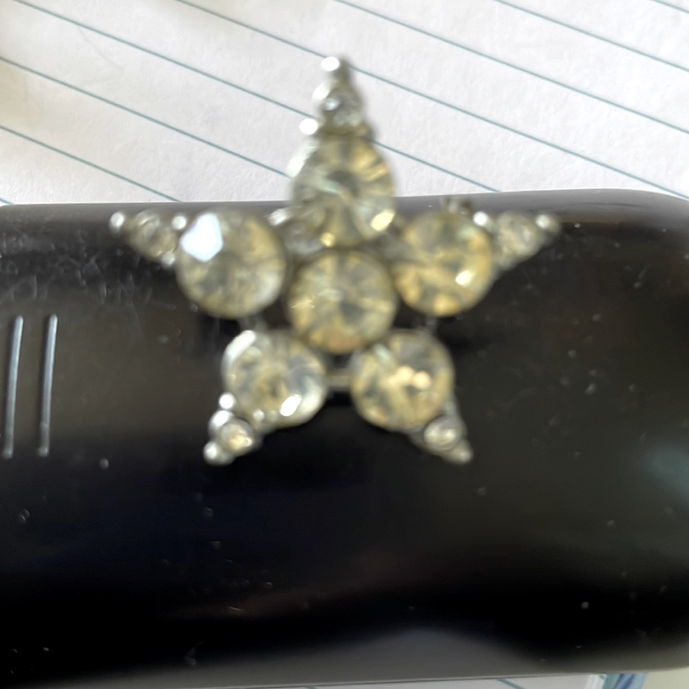 Vintage 1” Star shaped Brooch